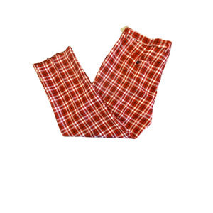 Kent & Park Red and White Plaid Pants NWT Size 46x30